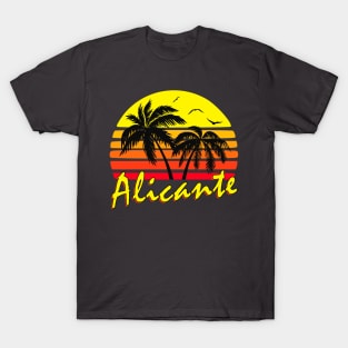 Alicante Retro Sunset T-Shirt